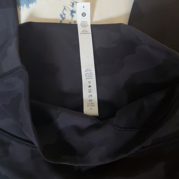 Lululemon Wunder Train High Rise Size 4 Powder Blue - Picture 3 of 5